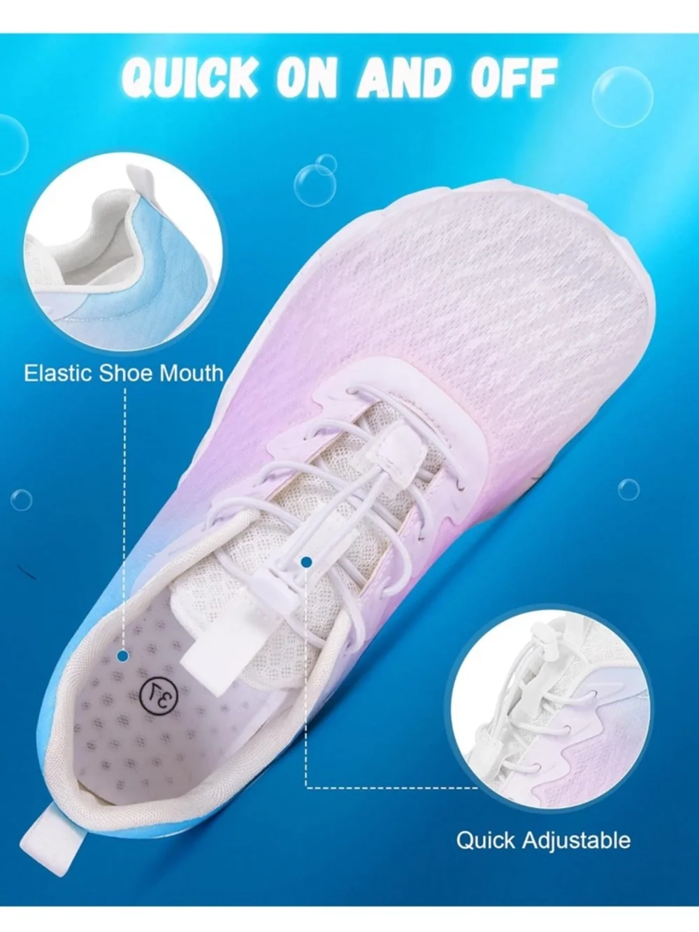 Barefoot Shoes Womens Mens Footwear Water Shoes Women 10 Men 8 Hiking Beach FCT - Picture 6 of 7